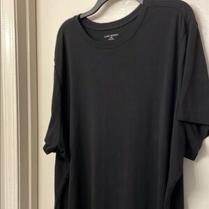 Lane Bryant Black Perfect Sleeve Crew Neck Tee Size 30/32